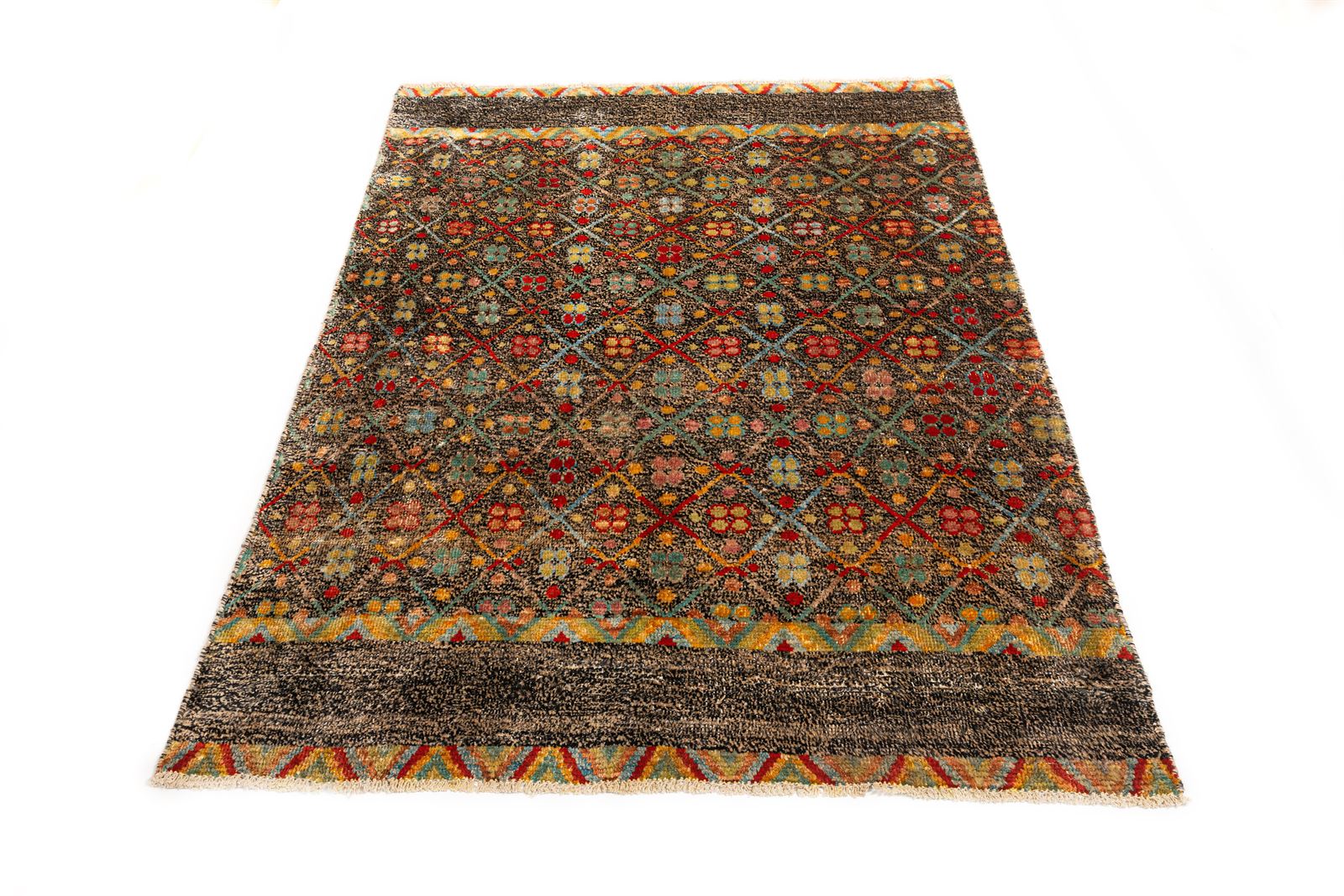 Alfombra Balochi Jaspeado Negro  1,53 x 2,11 - Imagen 1