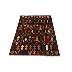 Alfombra Balochi Negro 1,33 x 1,88 - Imagen 1