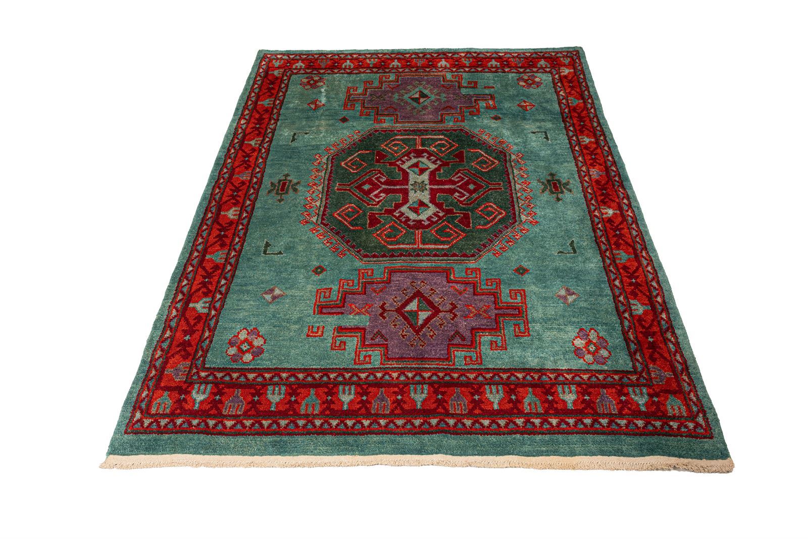 Alfombra Balochi  Turquesa  1,81 x 2,51 - Imagen 1