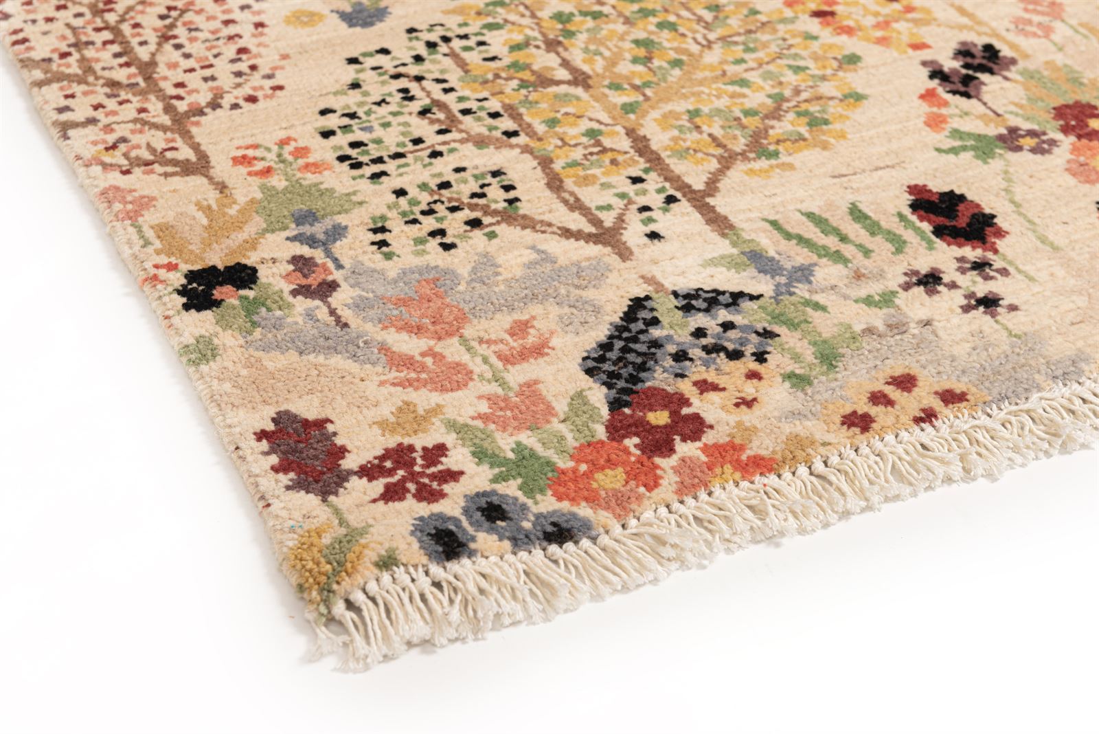 Alfombra Chobi Árboles Pakistán  1,35 x 1,98 - Imagen 3