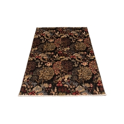 Alfombra Chobi Gabbeh Árboles Pakistán  1,20 x 1,87 - Imagen 1