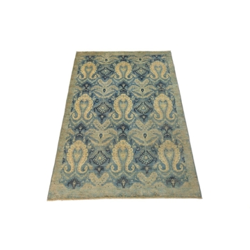 Alfombra Chobi Gabbeh Ikat Pakistán 1,70 x 2,45 - Imagen 1