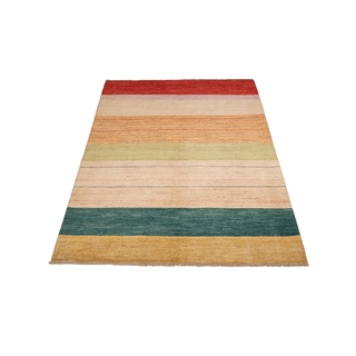 Alfombra Gazni Gabbeh Franjas Pakistán  1,52 x 1,99 - Imagen 1