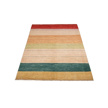 Alfombra Gazni Gabbeh Franjas Pakistán  1,52 x 1,99 - Imagen 1