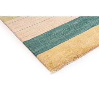 Alfombra Gazni Gabbeh Franjas Pakistán  1,52 x 1,99 - Imagen 2