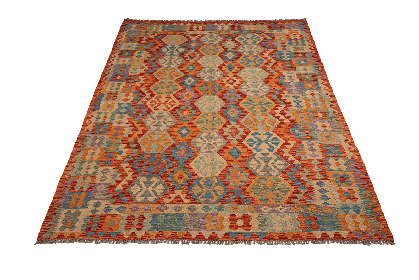 Alfombra Kilim Maimana  1,88 x 2,45 - Imagen 1