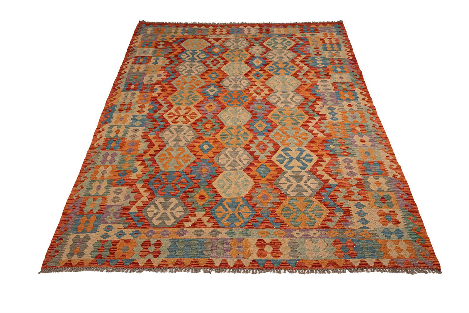 Alfombra Kilim Maimana 1,88 x 2,45 - Imagen 1