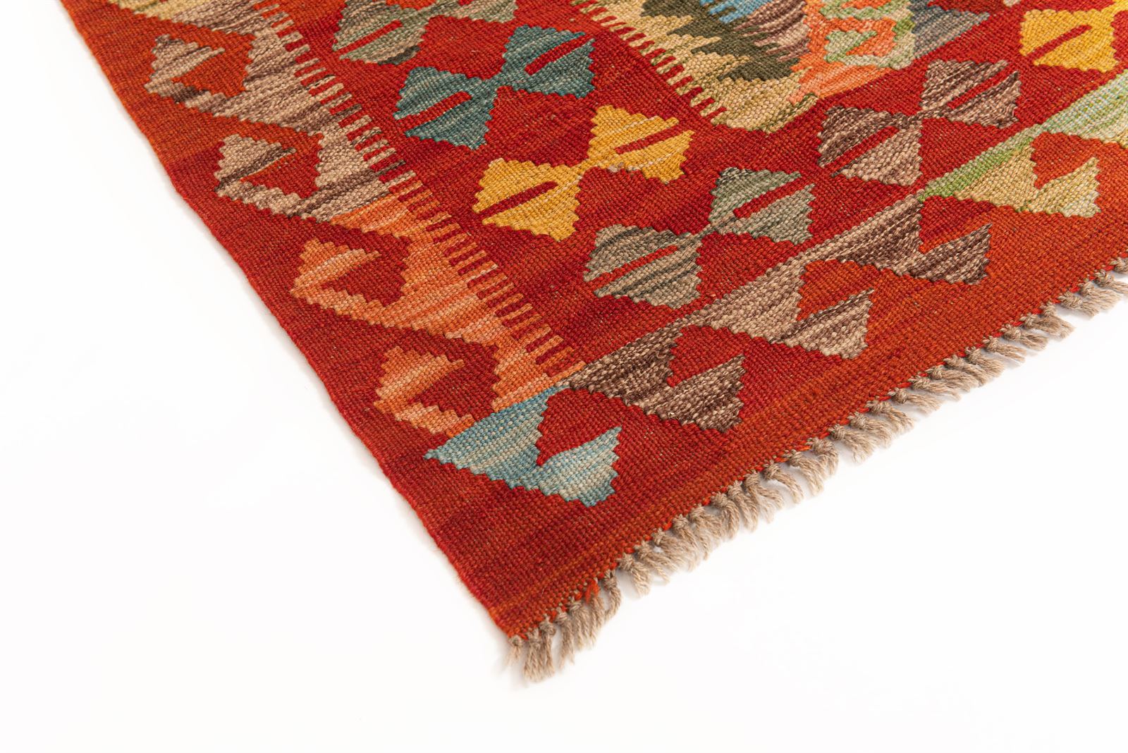 Alfombra Kilim Maimana Afganistán 1,75 x 2,37 - Imagen 3