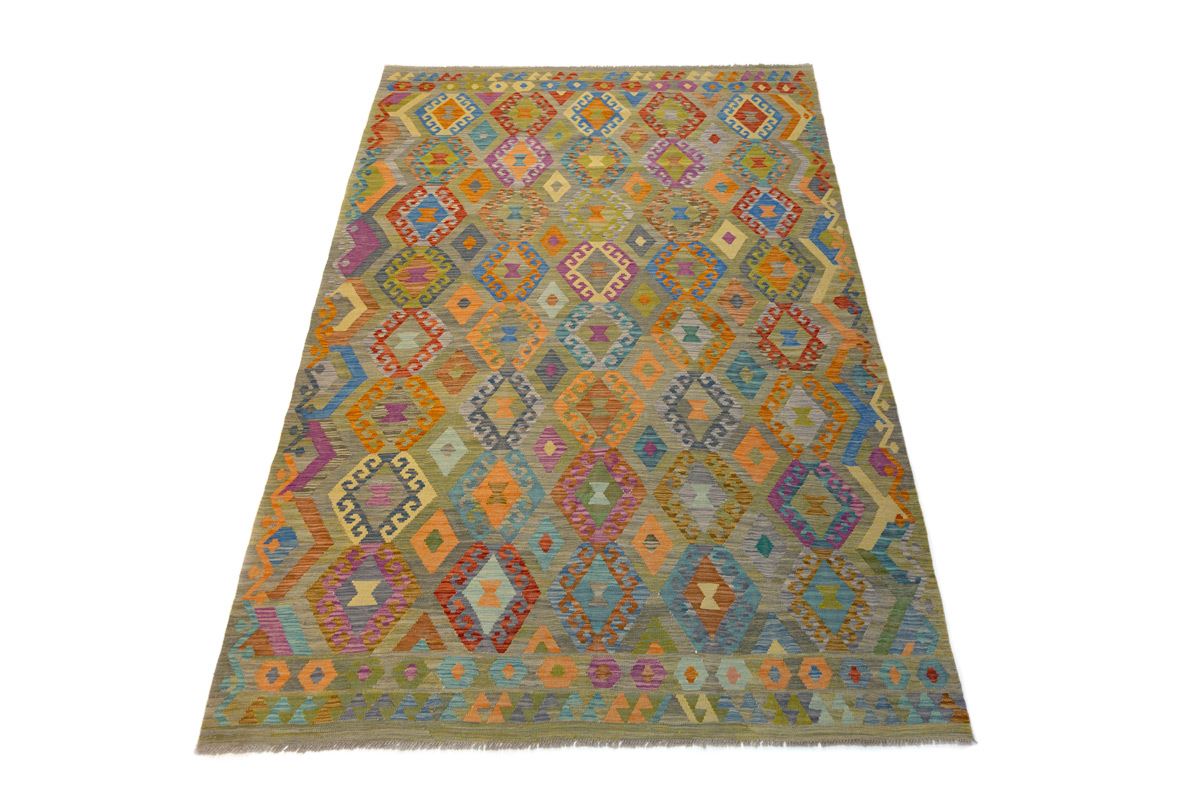 Alfombra Kilim Maimana Afganistán 2,16 x 3,00 - Imagen 1