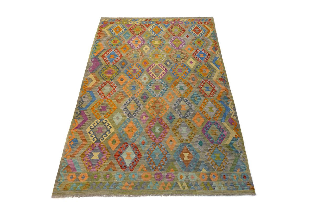 Alfombra Kilim Maimana Afganistán 2,16 x 3,00 - Imagen 1