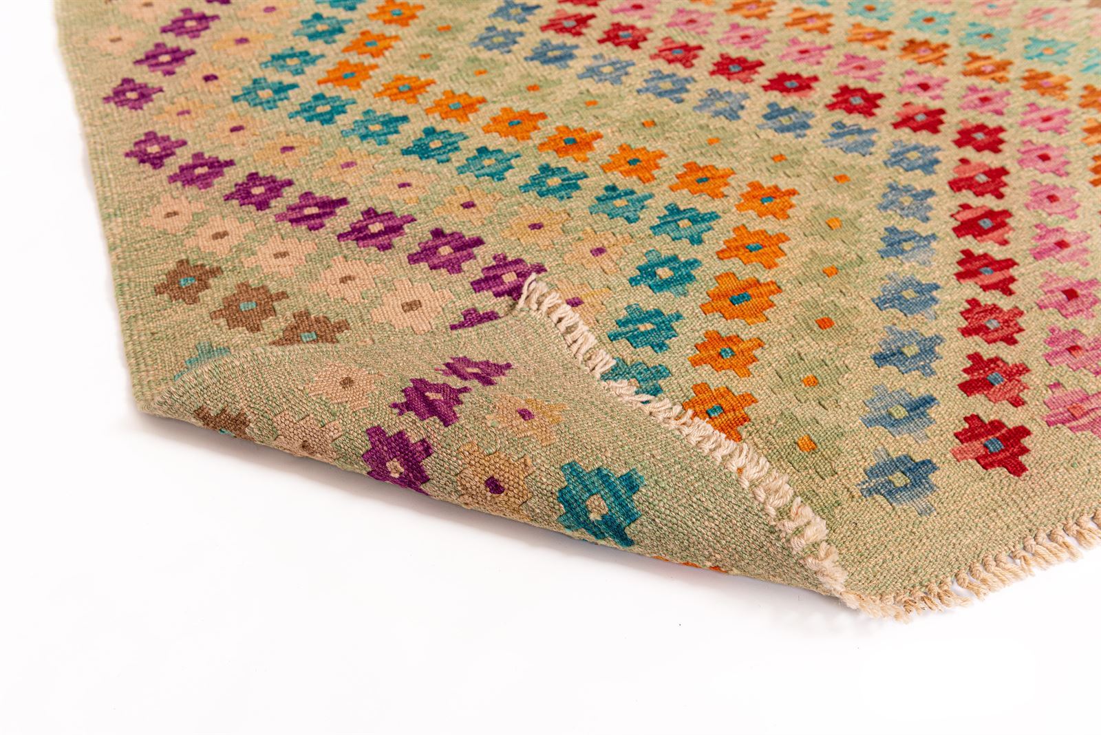 Alfombra Kilim Maimana Zigzag 1,81 x 2,31 - Imagen 2