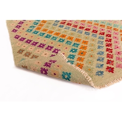 Alfombra Kilim Maimana Zigzag 1,81 x 2,31 - Imagen 2