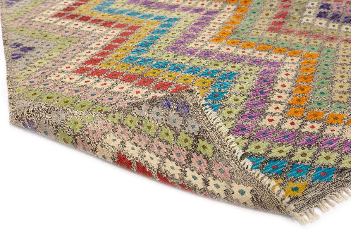 Alfombra Kilim Mix Maimana ZigZag Afganistán 2,19 x 2,92 - Imagen 2