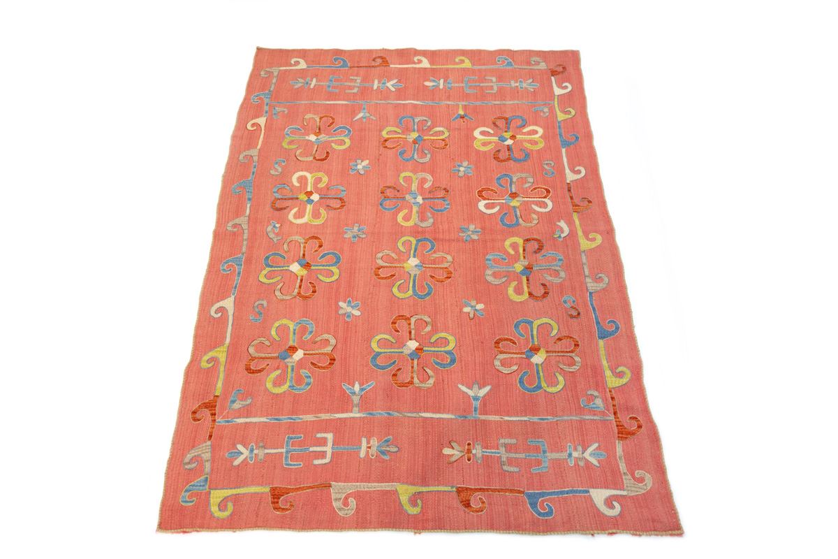 Alfombra Kilim Qardingula Coral 1,72 x 2,35 - Imagen 1