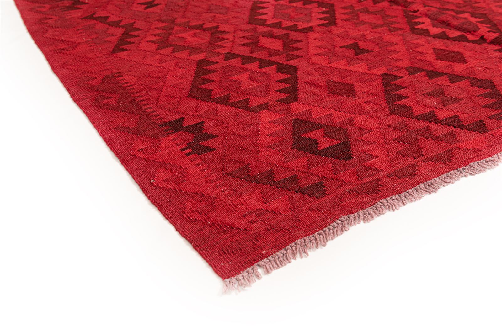 Alfombra Kilim Vintage Rojo 1,92 x 2,38 - Imagen 2