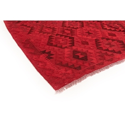 Alfombra Kilim Vintage Rojo 1,92 x 2,38 - Imagen 2