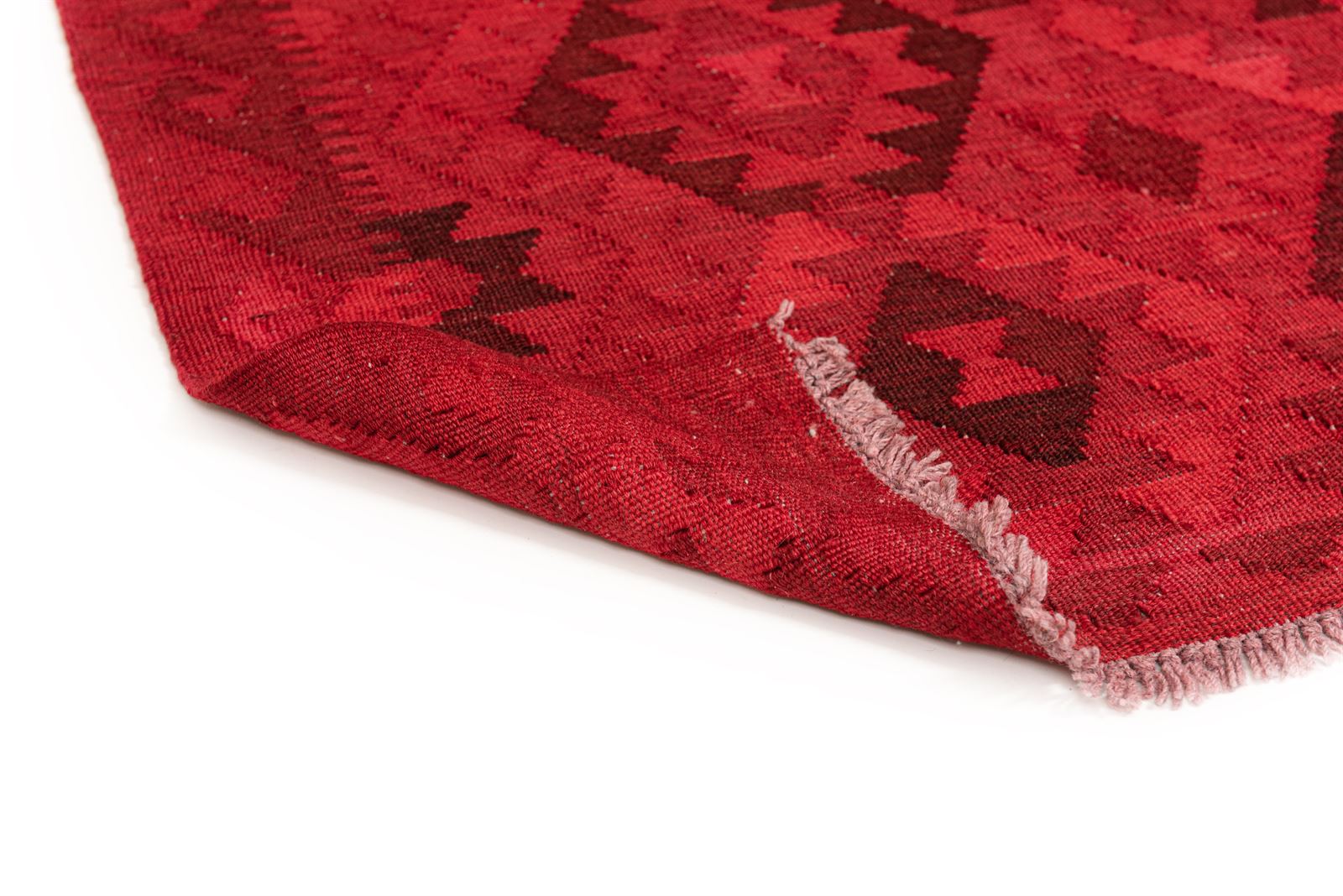 Alfombra Kilim Vintage Rojo 1,92 x 2,38 - Imagen 3